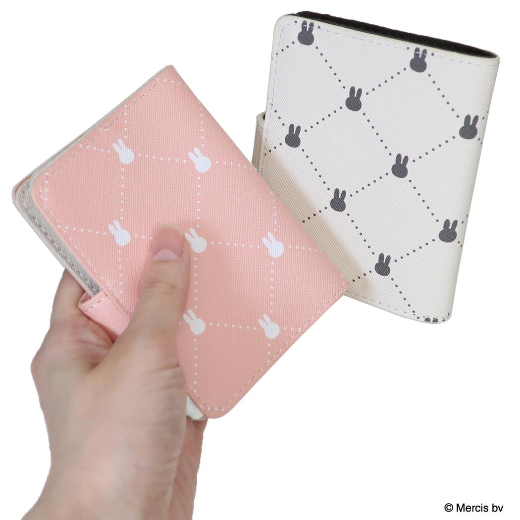 ミッフィー カードホルダー カードケース QUILTING PRINT アイボリー ディックブルーナ エフエービージャパン