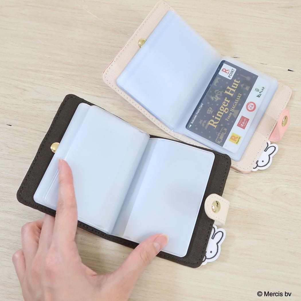 ミッフィー カードホルダー カードケース QUILTING PRINT アイボリー ディックブルーナ エフエービージャパン