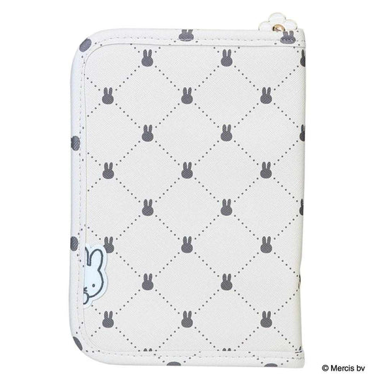 ミッフィー トラベルポーチ マルチケース QUILTING PRINT アイボリー ディックブルーナ エフエービージャパン