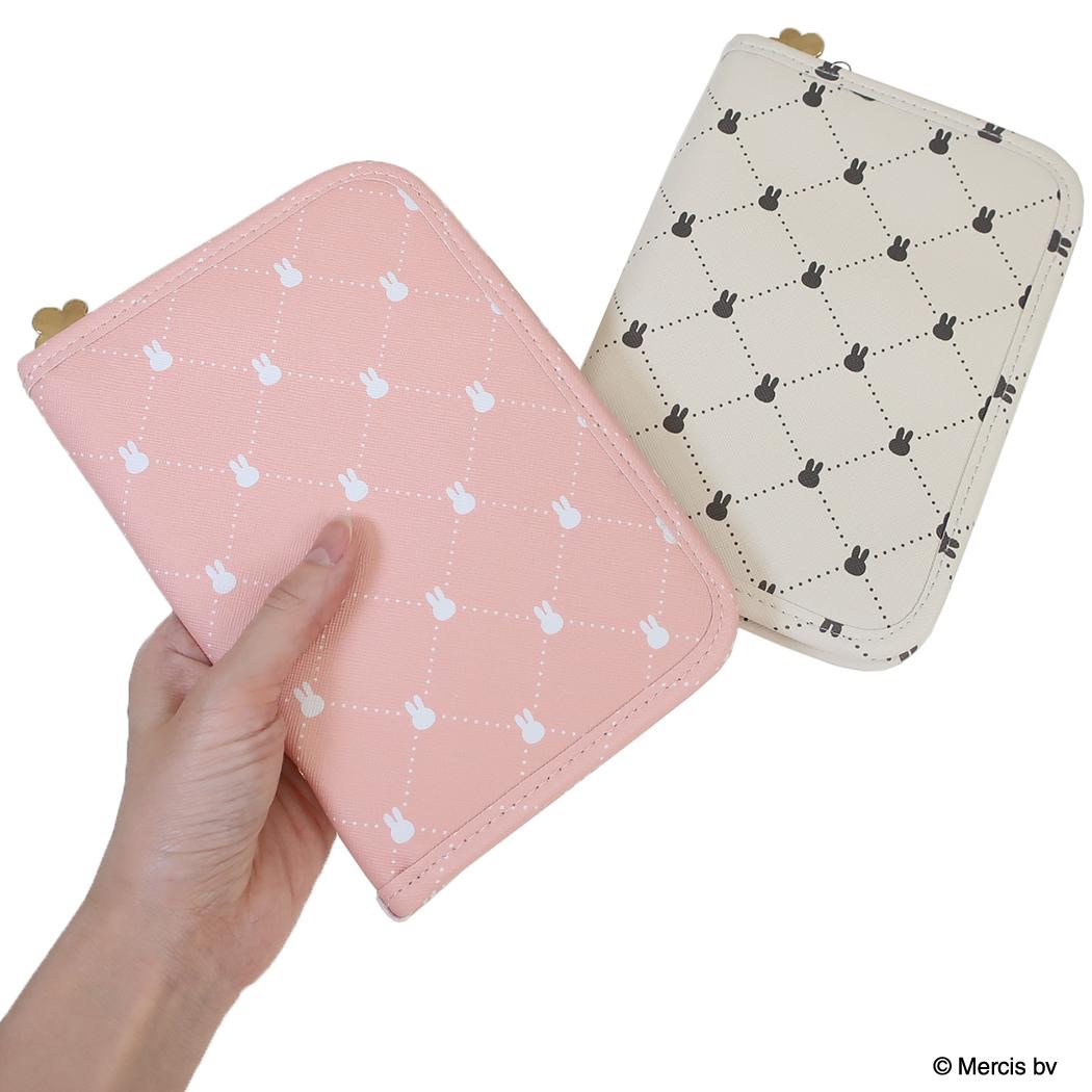 ミッフィー トラベルポーチ マルチケース QUILTING PRINT ピンク ディックブルーナ エフエービージャパン