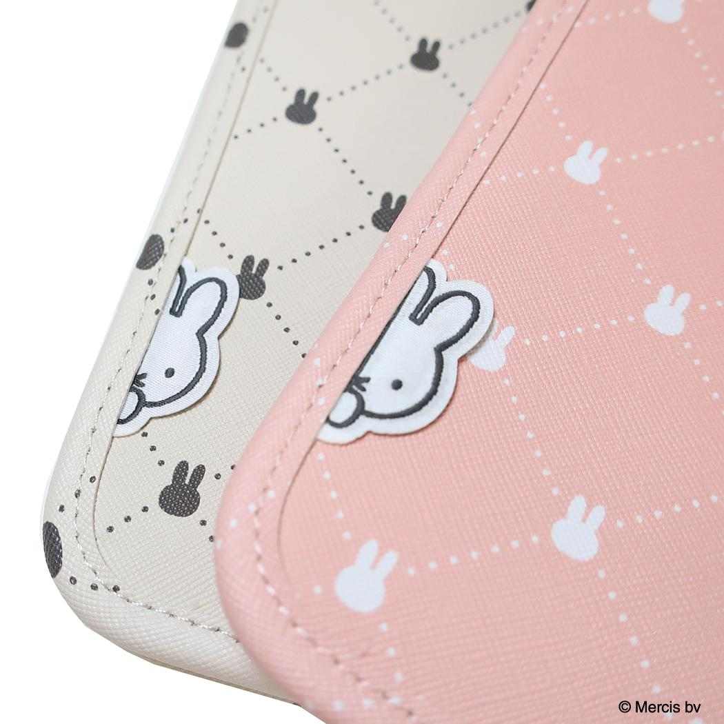 ミッフィー トラベルポーチ マルチケース QUILTING PRINT アイボリー ディックブルーナ エフエービージャパン