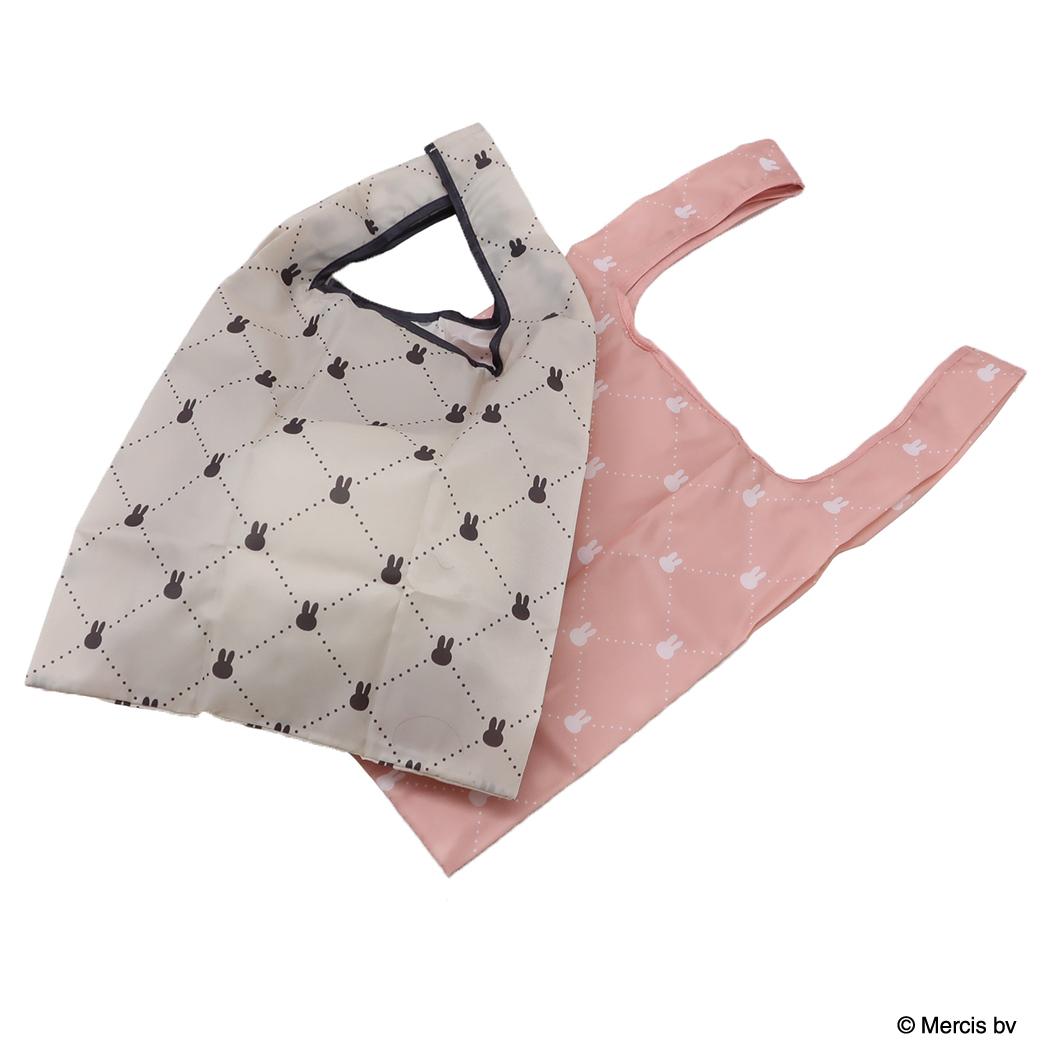 ミッフィー エコバッグ ショッピングバッグS QUILTING PRINT ピンク ディックブルーナ エフエービージャパン