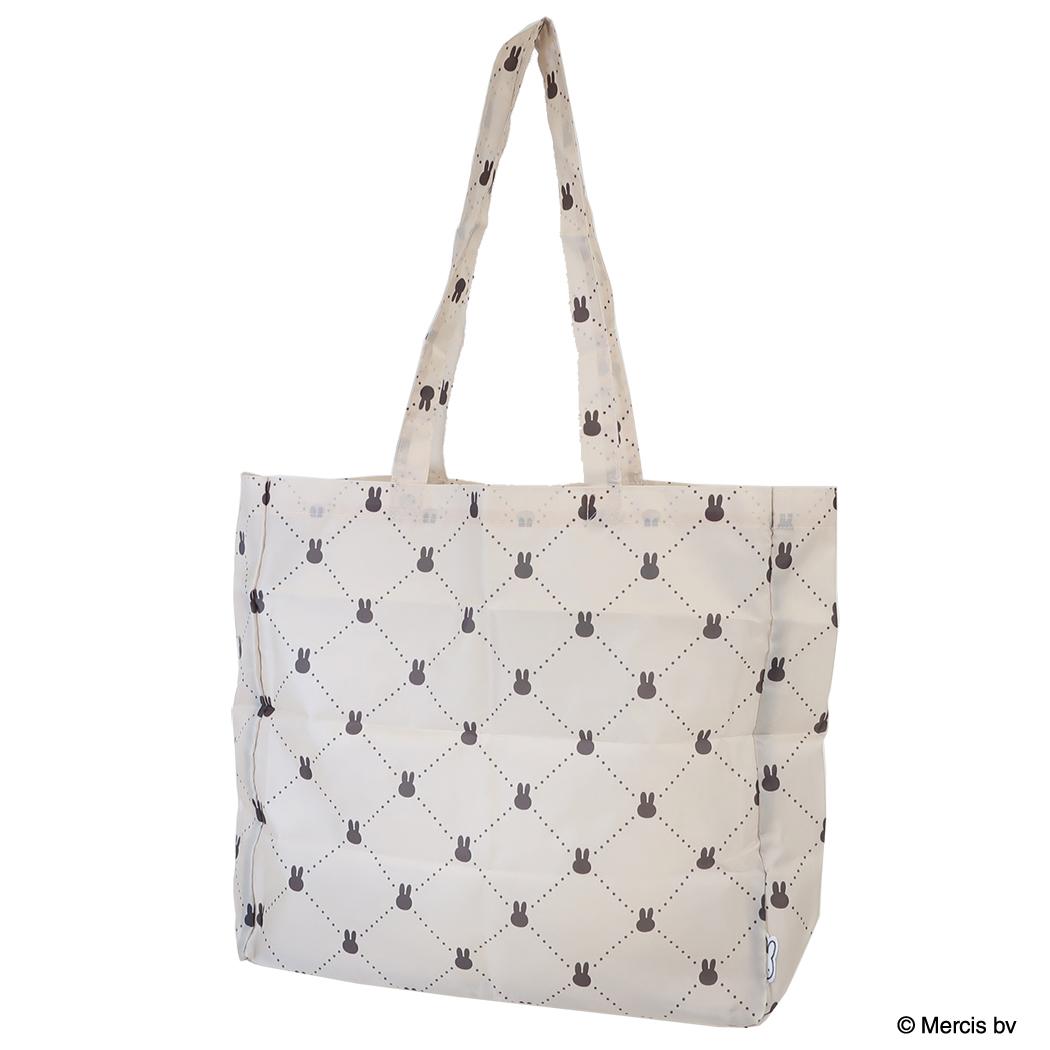 ミッフィー エコバッグ ショッピングバッグM QUILTING PRINT アイボリー ディックブルーナ エフエービージャパン
