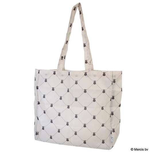 ミッフィー エコバッグ ショッピングバッグM QUILTING PRINT アイボリー ディックブルーナ エフエービージャパン