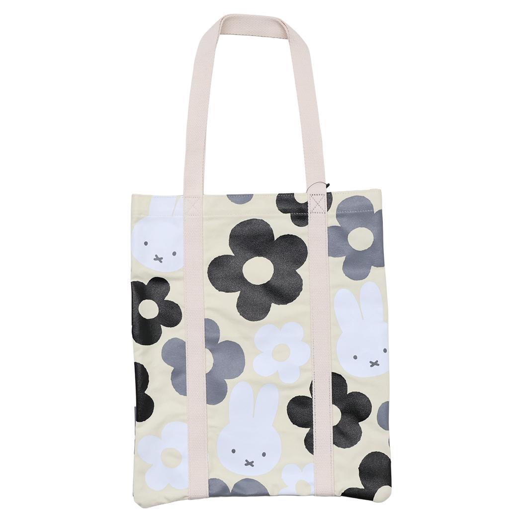 miffy 肩掛けバッグ BIG FLOWER トートバッグ アイボリー ディックブルーナ エフエービージャパン