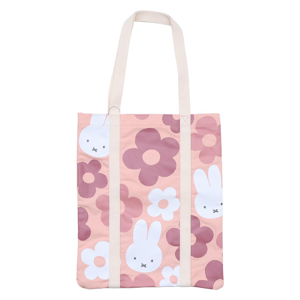 miffy 肩掛けバッグ BIG FLOWER トートバッグ ピンク ディックブルーナ エフエービージャパン
