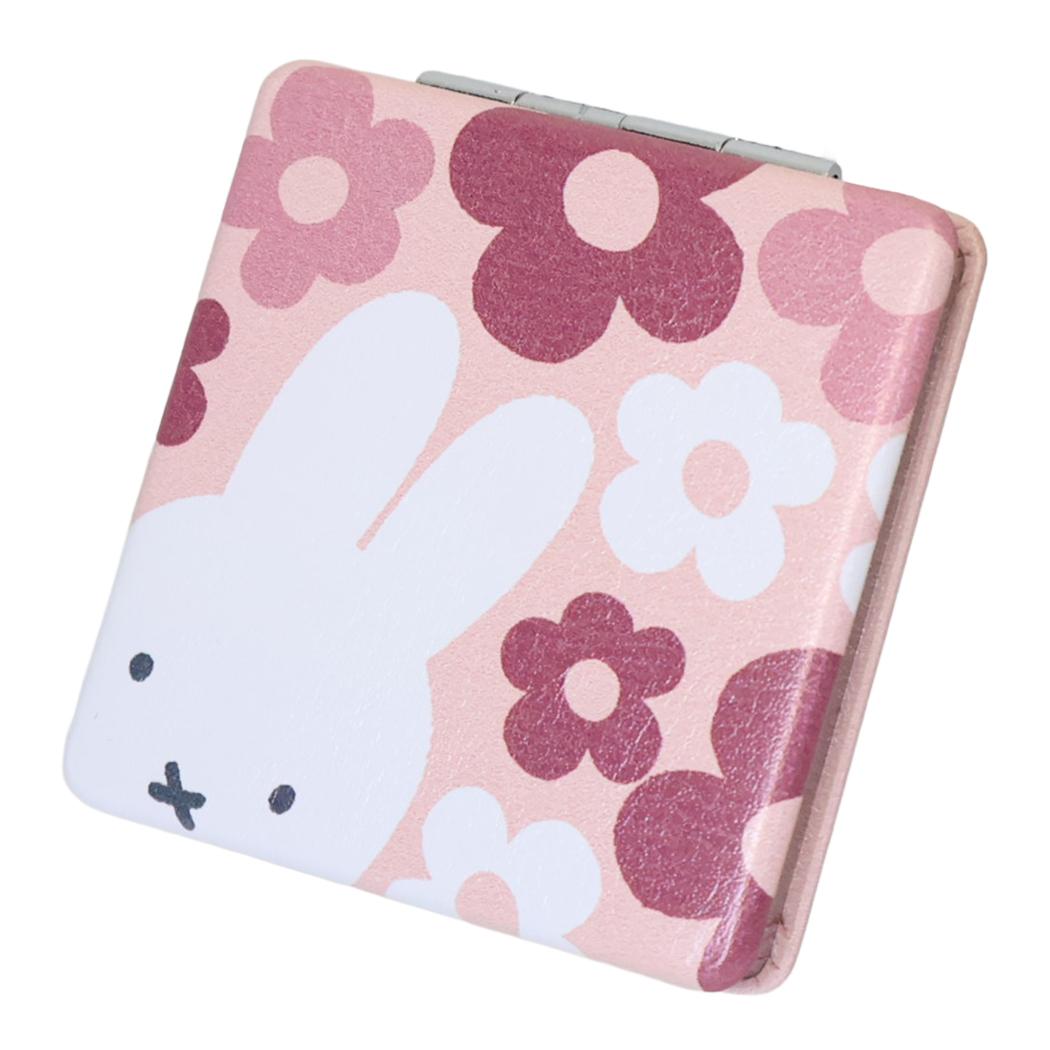 miffy 鏡 BIG FLOWER コンパクトミラー ピンク ディックブルーナ エフエービージャパン