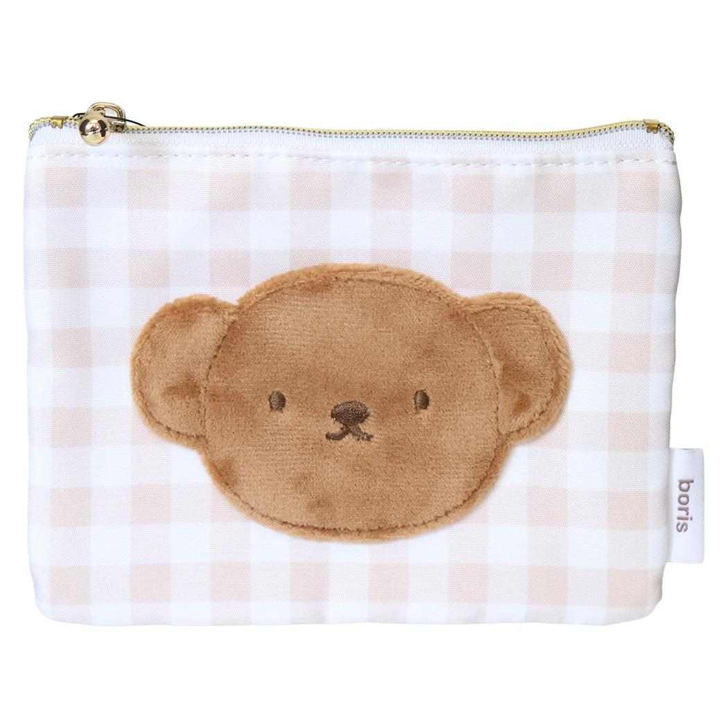 miffy 小物入れ チェック ミニ フラットポーチ ボリス ディックブルーナ エフエービージャパン