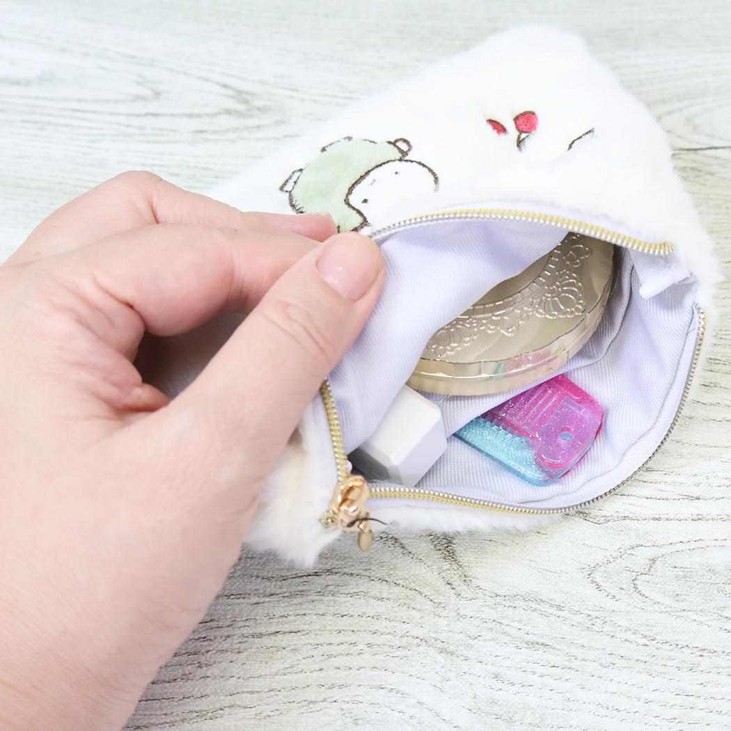 miffy 小物入れ LONG PILE ミニフラットポーチ アイボリー ディックブルーナ エフエービージャパン