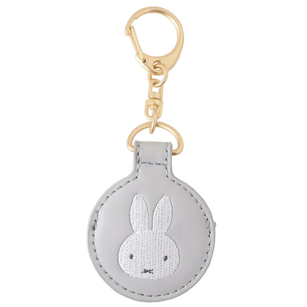 miffy エアタグ入れ BRUNA COIN CHARM コインチャーム グレー ディックブルーナ エフエービージャパン