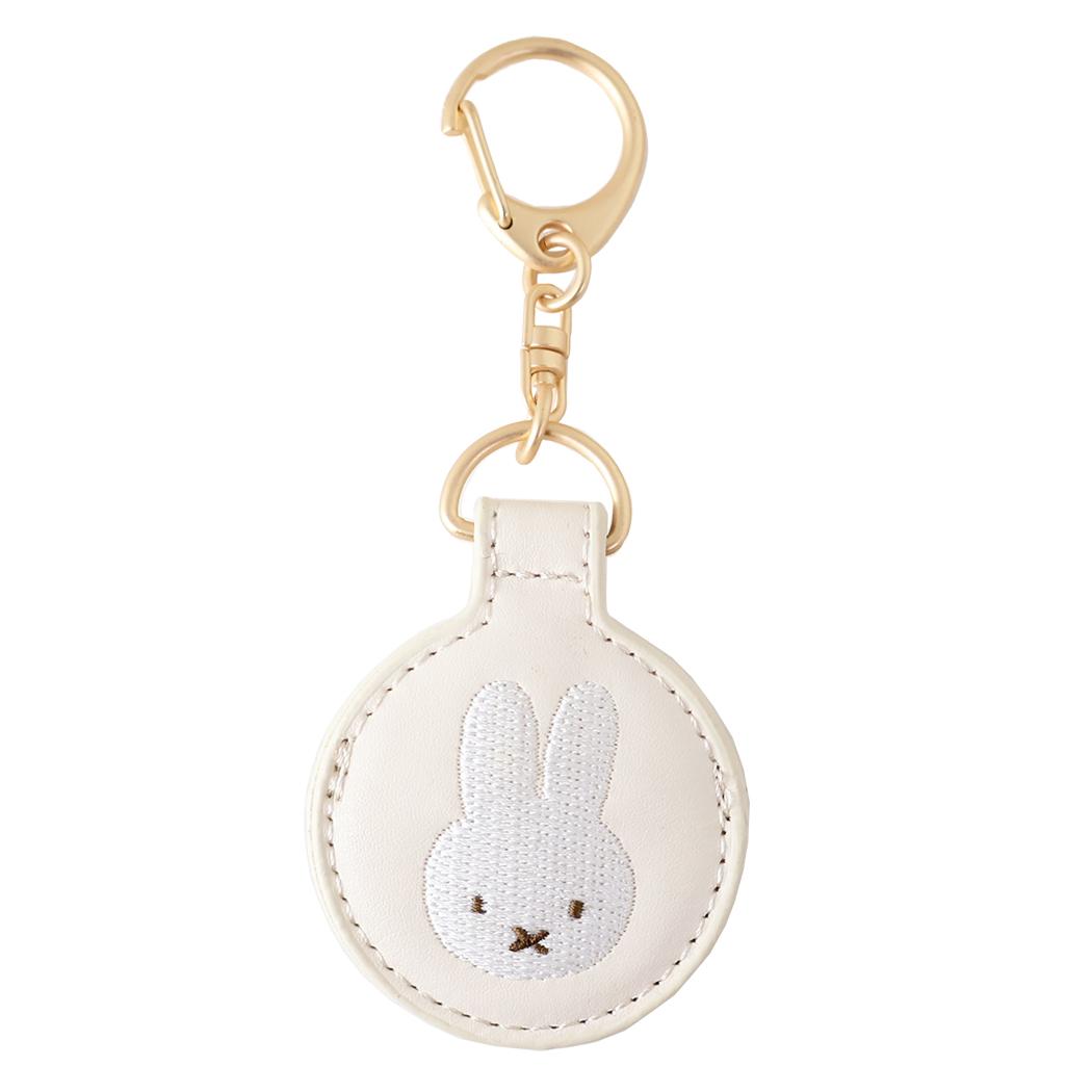 miffy エアタグ入れ BRUNA COIN CHARM コインチャーム アイボリー ディックブルーナ エフエービージャパン