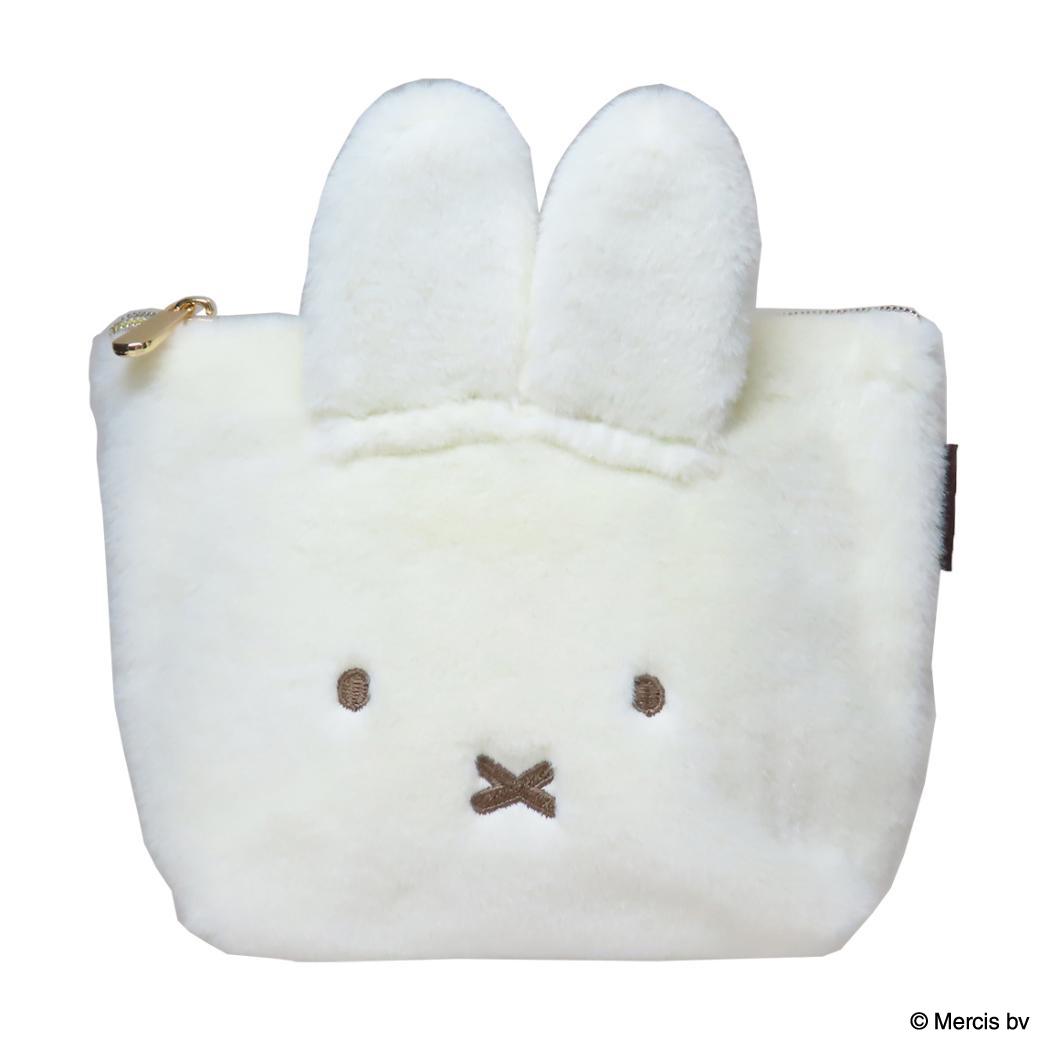 台形ポーチ ミニポーチ ミッフィー BRUNA FACE FUR ディックブルーナ エフエービージャパン 小物入れ プレゼント ギフト雑貨 絵本メール便可