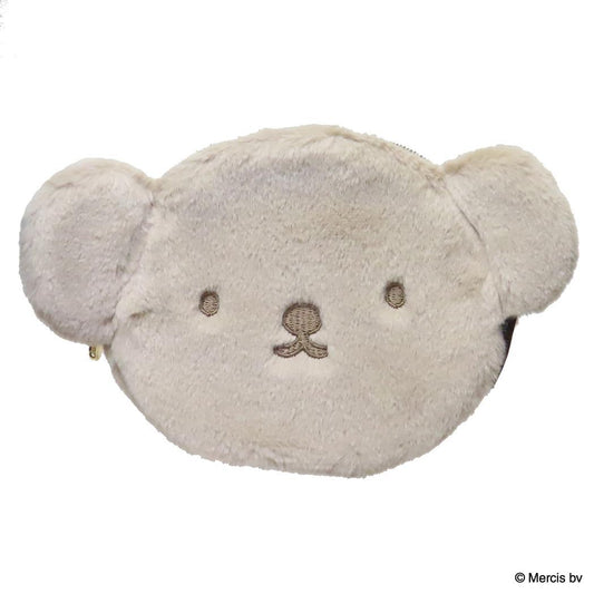 ダイカットポーチ ミニポーチ ミッフィー BRUNA FACE FUR ブラウン ディックブルーナ エフエービージャパン 小物入れ コスメポーチ 絵本メール便可