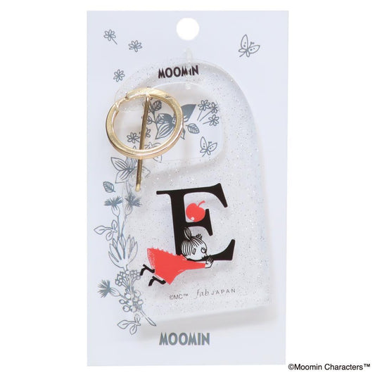 ムーミン キーリング イニシャルカラビナチャーム リトルミイ E 北欧 エフエービージャパン MOOMIN INITIAL チャーム キャラクター グッズ メール便可 シネマコレクション