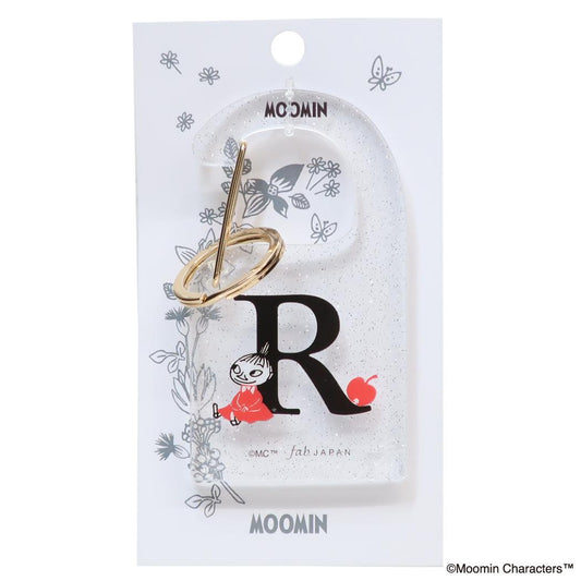 ムーミン キーリング イニシャルカラビナチャーム リトルミイ R 北欧 エフエービージャパン MOOMIN INITIAL チャーム キャラクター グッズ メール便可 シネマコレクション