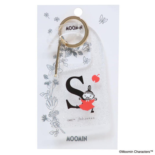 ムーミン キーリング イニシャルカラビナチャーム リトルミイ S 北欧 エフエービージャパン MOOMIN INITIAL チャーム キャラクター グッズ メール便可 シネマコレクション