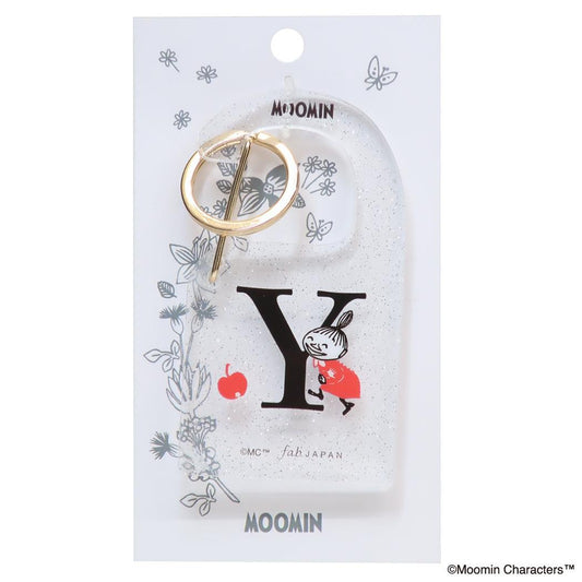 ムーミン キーリング イニシャルカラビナチャーム リトルミイ Y 北欧 エフエービージャパン MOOMIN INITIAL チャーム キャラクター グッズ メール便可 シネマコレクション