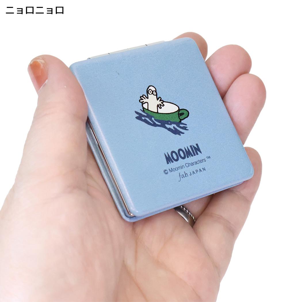 ムーミン 鏡 CONNECTION コンパクトミラー ニョロニョロ 北欧 エフエービージャパン