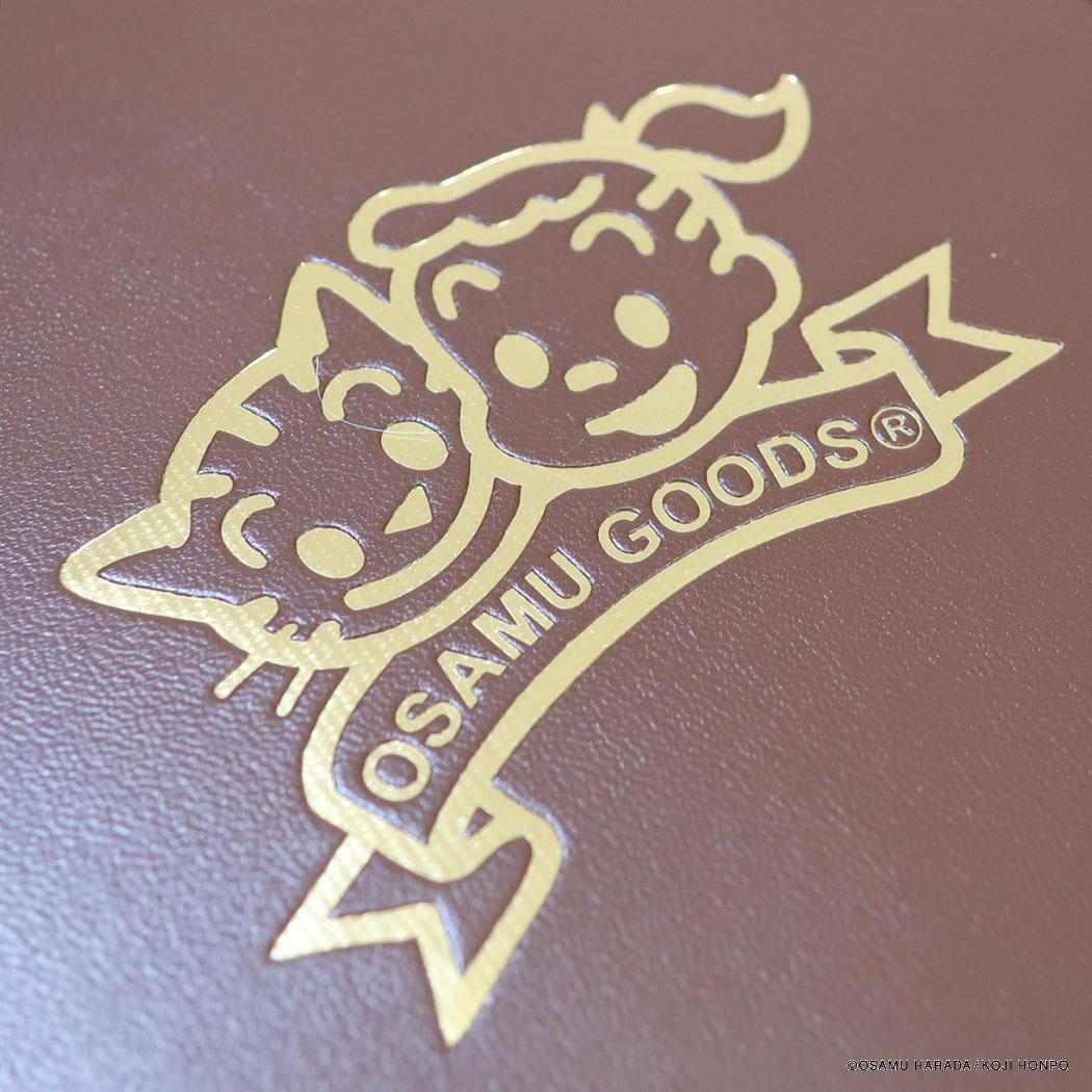 オサムグッズ ミニポーチ マイクロミニ台形ポーチ J＆C FOIL ブラウン Osamu Goods エフエービージャパン