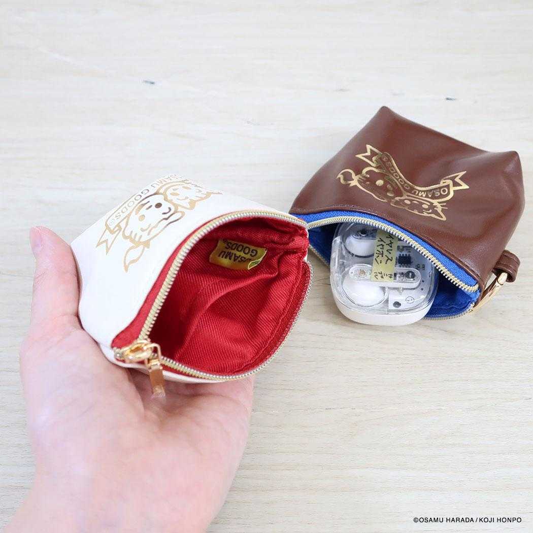 オサムグッズ ミニポーチ マイクロミニ台形ポーチ J＆C FOIL アイボリー Osamu Goods エフエービージャパン