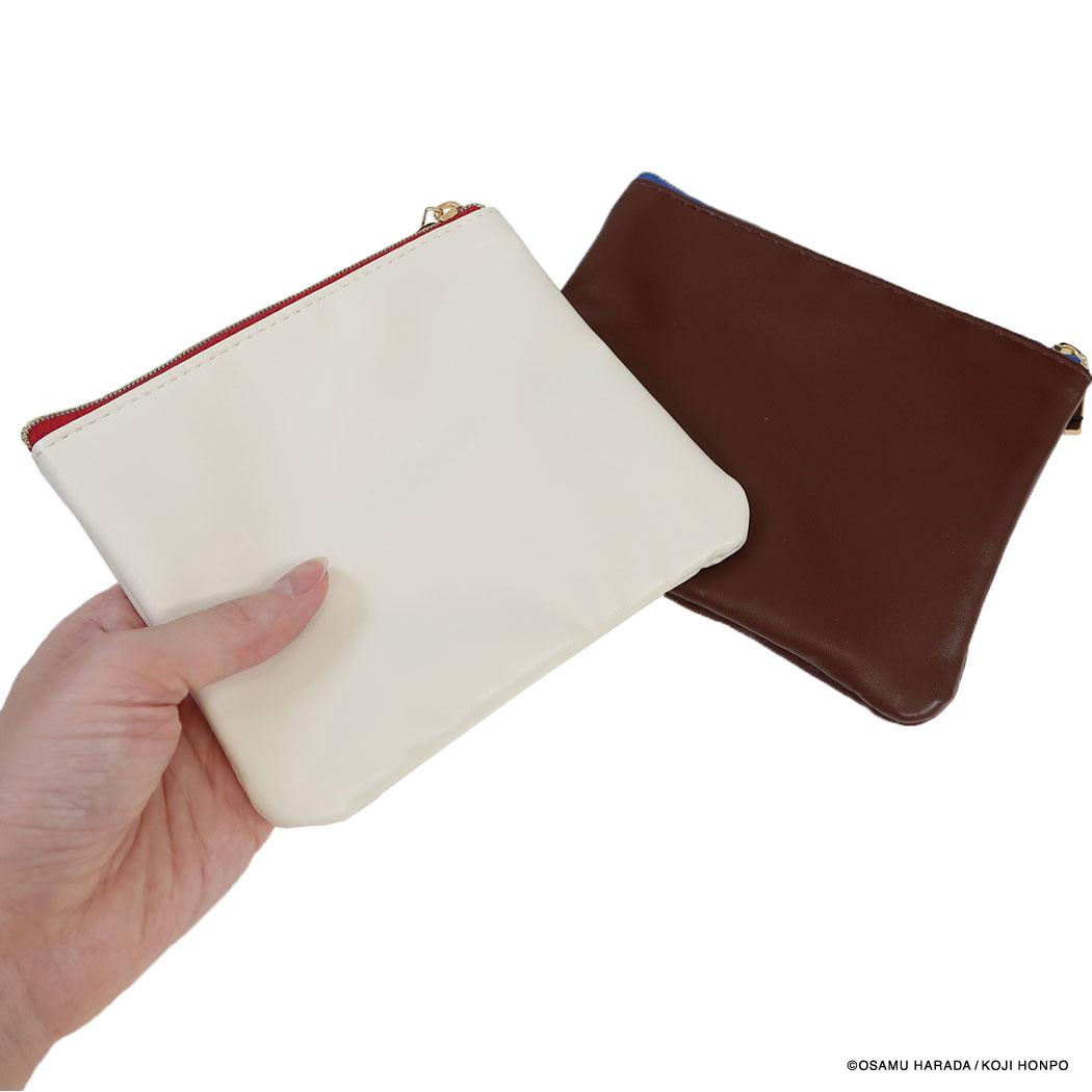 オサムグッズ ミニポーチ ミニフラットポーチ J＆C FOIL アイボリー Osamu Goods エフエービージャパン