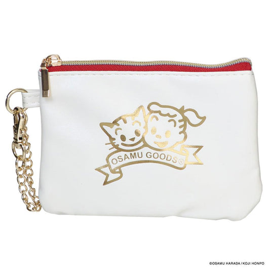 オサムグッズ 定期入れ コイン＆パスケース J＆C FOIL アイボリー Osamu Goods エフエービージャパン
