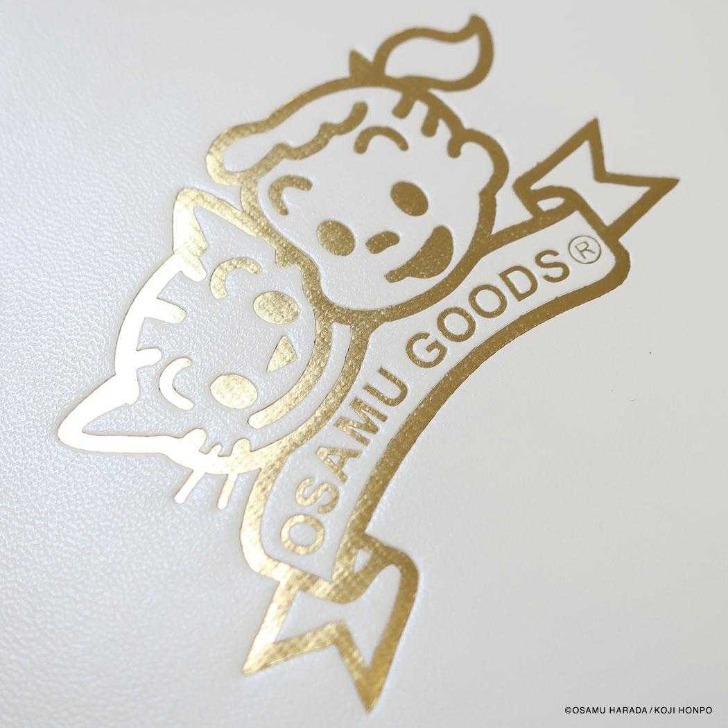 オサムグッズ 定期入れ コイン＆パスケース J＆C FOIL アイボリー Osamu Goods エフエービージャパン