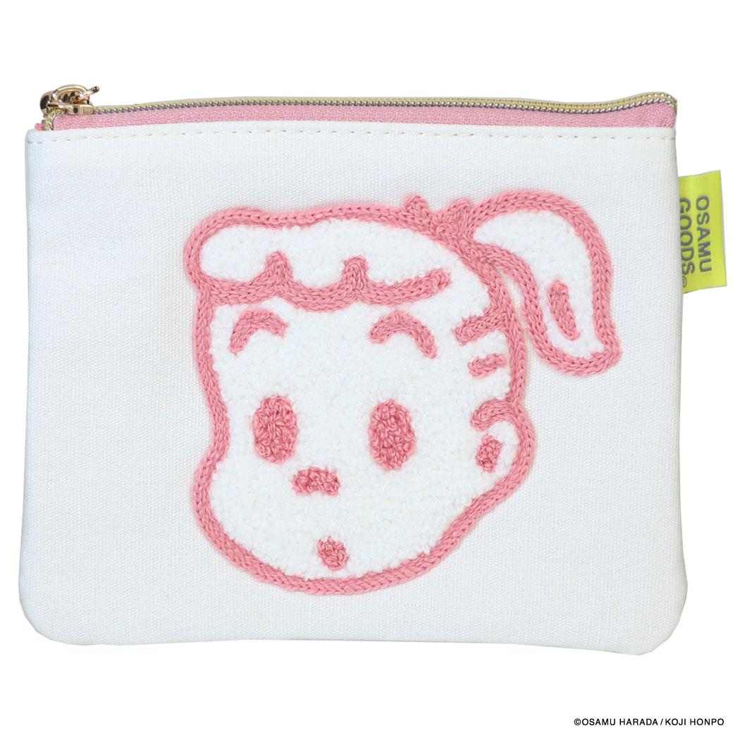 オサムグッズ ミニポーチ ミニフラットポーチ CANVAS SAGARA ピンク Osamu Goods エフエービージャパン