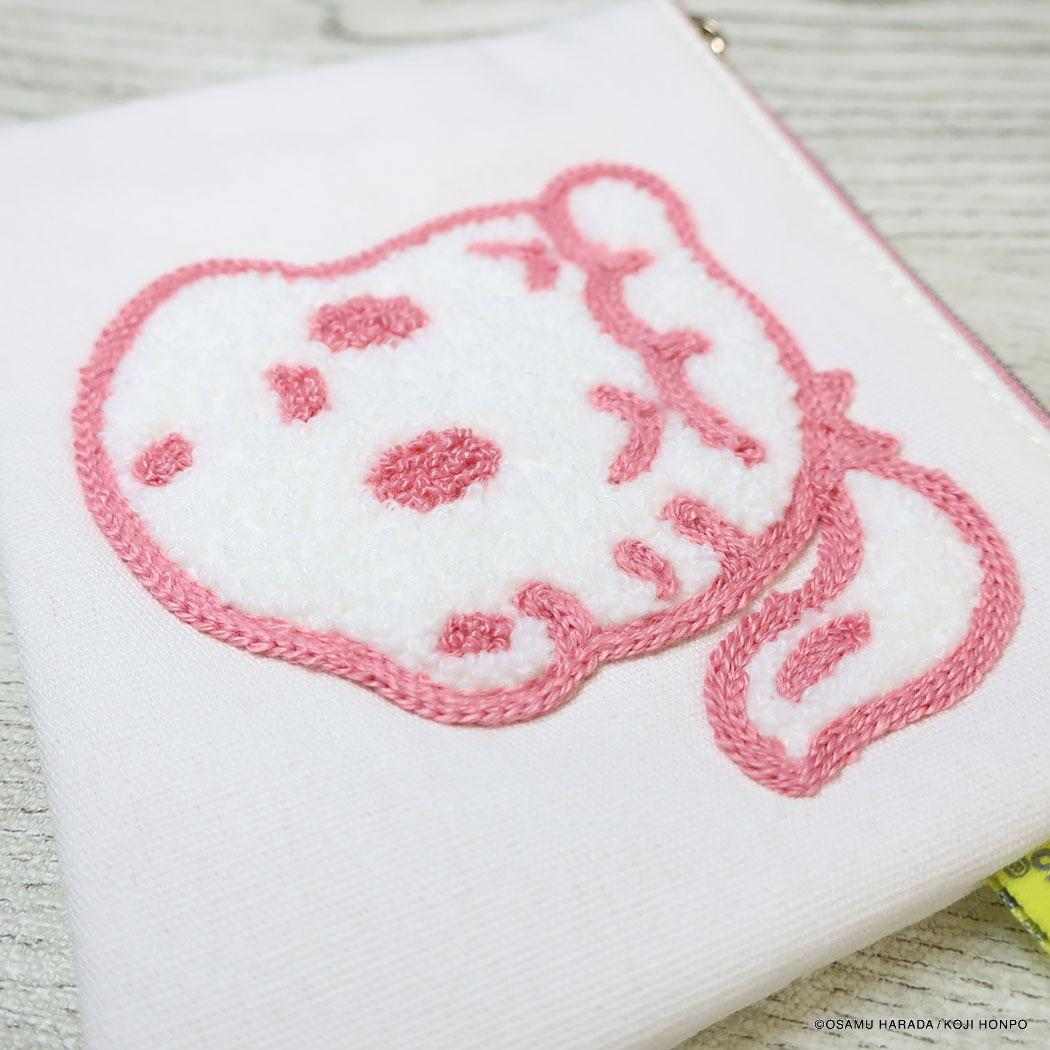 オサムグッズ ミニポーチ ミニフラットポーチ CANVAS SAGARA ピンク Osamu Goods エフエービージャパン
