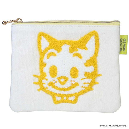 オサムグッズ ミニポーチ ミニフラットポーチ CANVAS SAGARA イエロー Osamu Goods エフエービージャパン
