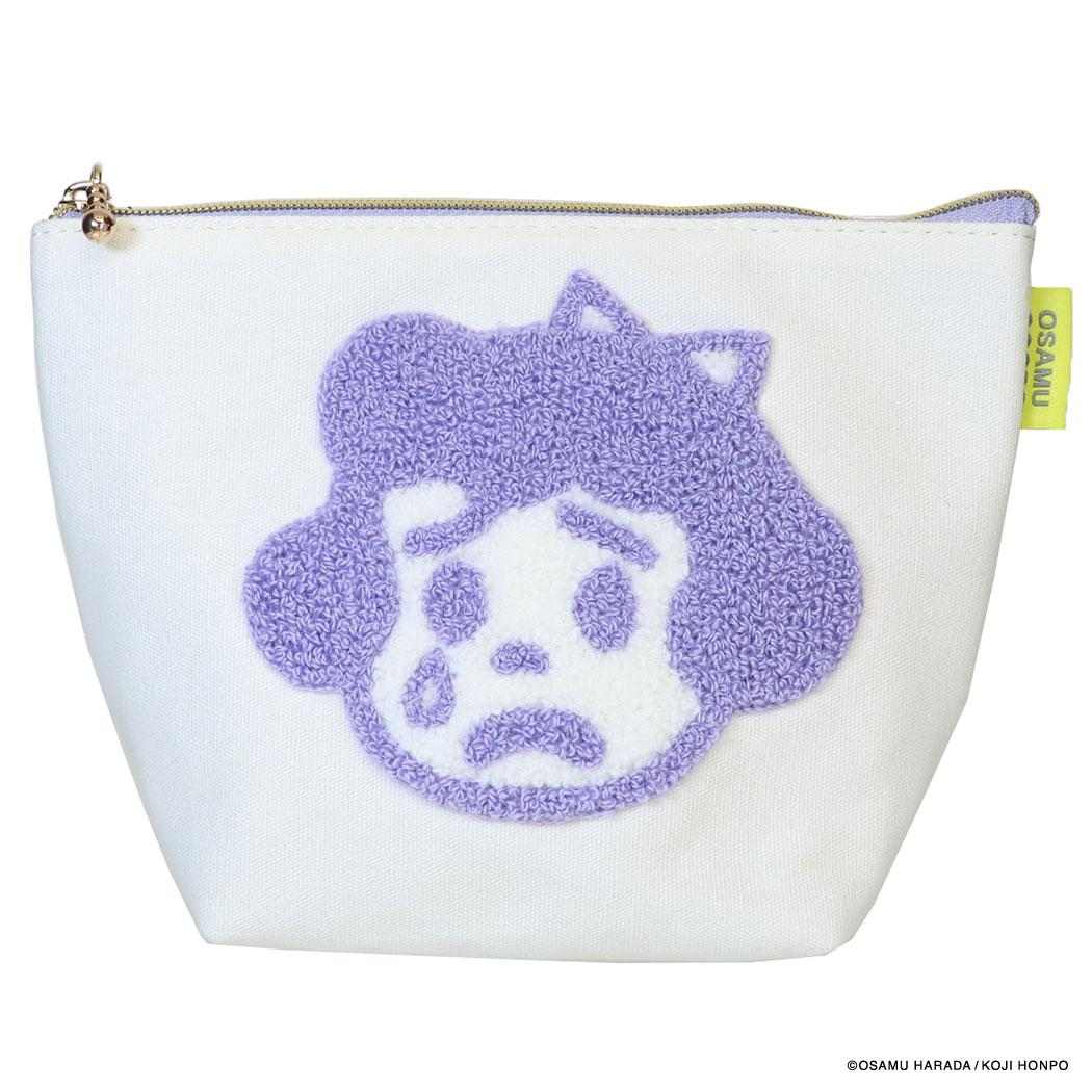 オサムグッズ コスメポーチ 台形ポーチ CANVAS SAGARA パープル Osamu Goods エフエービージャパン