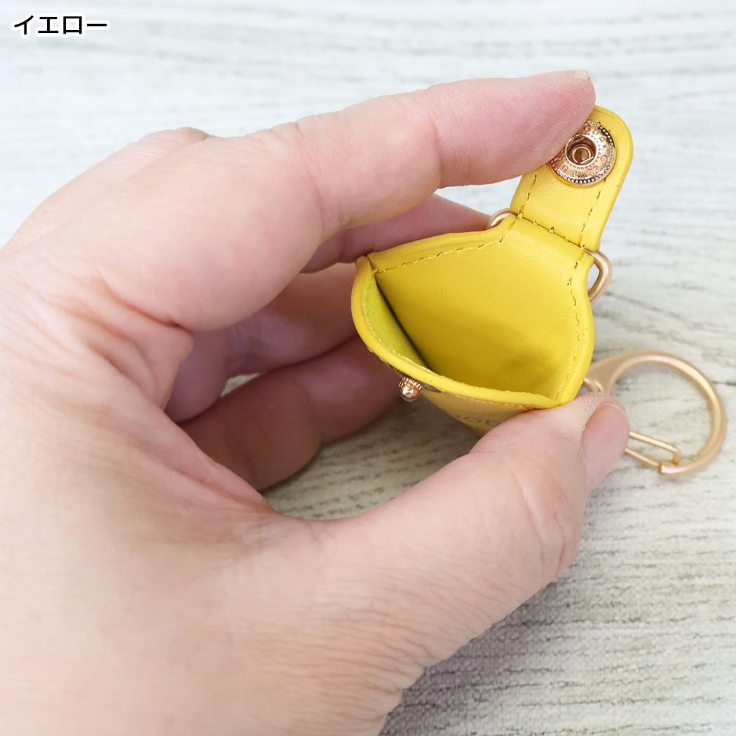オサムグッズ エアタグ入れ コインチャーム コイン入れ イエロー Osamu Goods エフエービージャパン