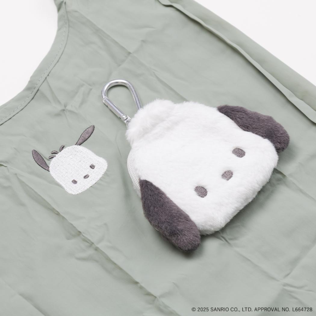 ポーチ付きショッピングバッグ エコバッグ ポチャッコ サンリオ エフエービージャパン お買物かばん メール便可