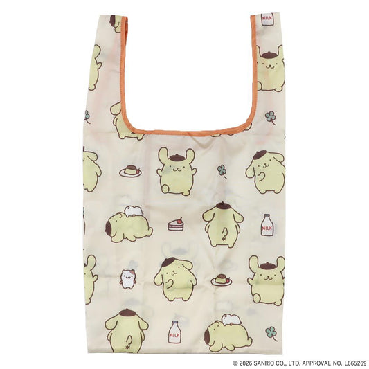 ポムポムプリン エコバッグ ショッピングバッグS SANRIO CHARACTERS BASIC サンリオ エフエービージャパン お買い物かばん キャラクター グッズ メール便可 シネマコレクション