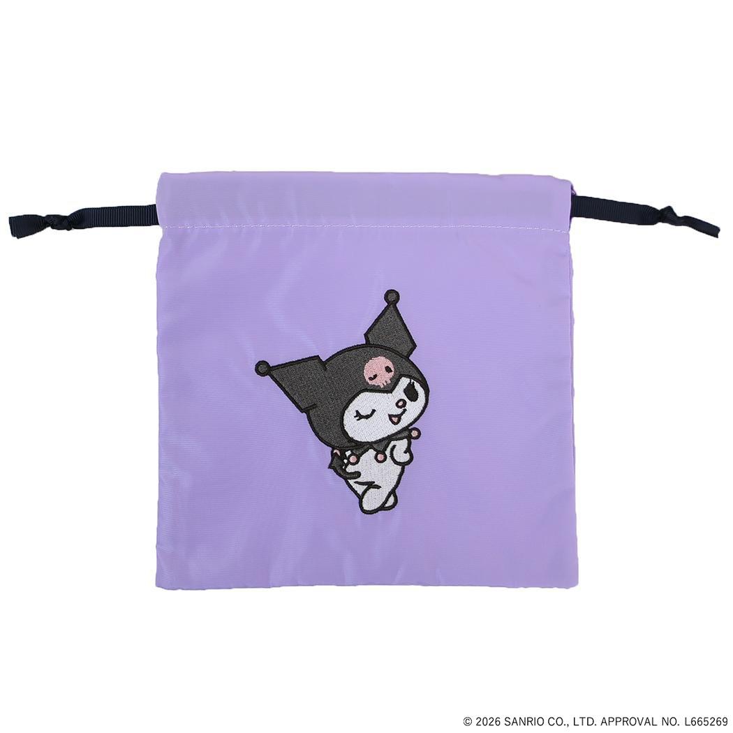 クロミ 巾着袋 きんちゃくポーチ SANRIO CHARACTERS BASIC サンリオ エフエービージャパン 小物入れ かわいい キャラクター グッズ メール便可 シネマコレクション