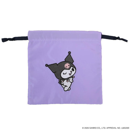 クロミ 巾着袋 きんちゃくポーチ SANRIO CHARACTERS BASIC サンリオ エフエービージャパン 小物入れ かわいい キャラクター グッズ メール便可 シネマコレクション