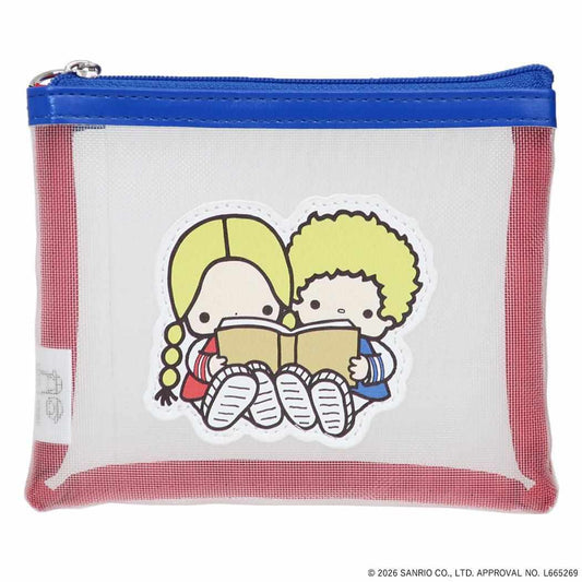 パティ＆ジミー 平ポーチ メッシュポーチ SANRIO CHARACTERS BASIC サンリオ エフエービージャパン 小物入れ かわいい キャラクター グッズ メール便可 シネマコレクション