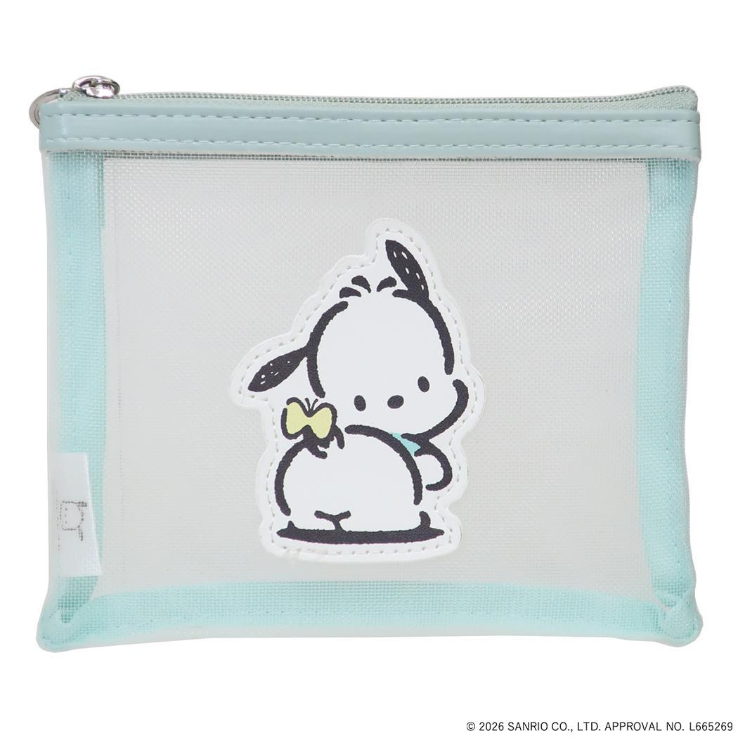 ポチャッコ 平ポーチ メッシュポーチ SANRIO CHARACTERS BASIC サンリオ エフエービージャパン 小物入れ かわいい キャラクター グッズ メール便可 シネマコレクション