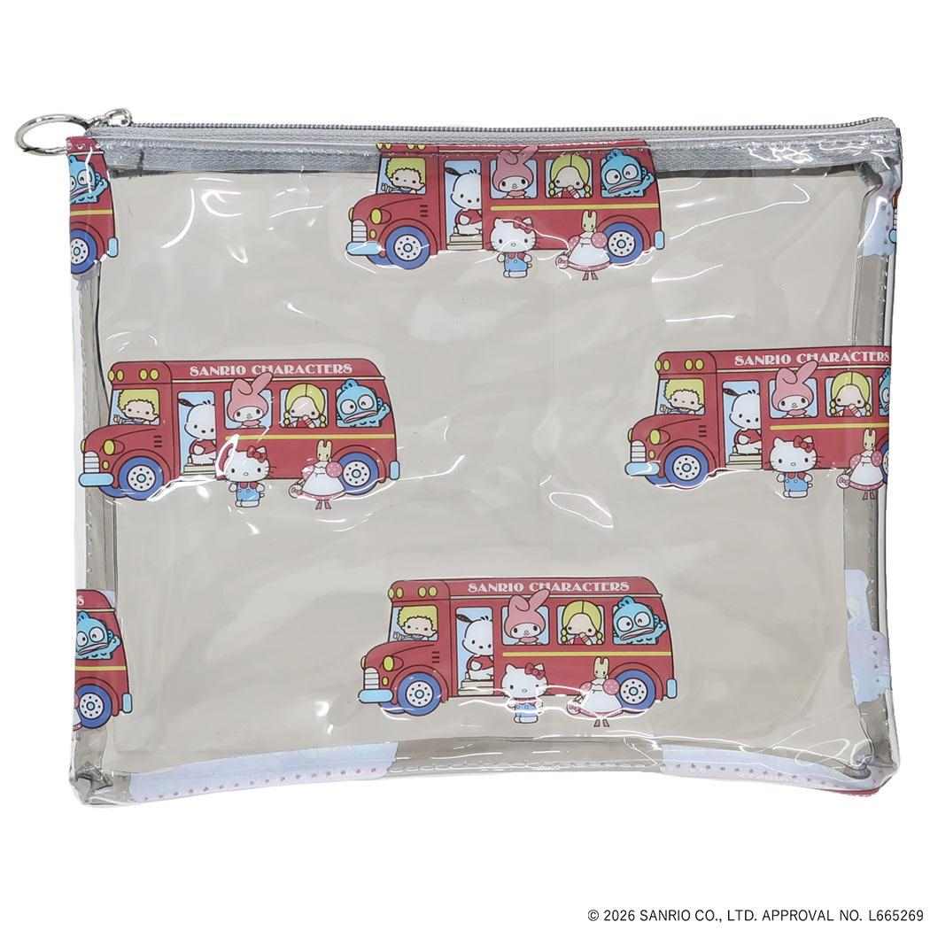 サンリオキャラクターズ コスメポーチ PVC ポーチ バス Sanrio エフエービージャパン SANRIO CHARACTERS BASIC 小物入れ かわいい キャラクター グッズ メール便可 シネマコレクション
