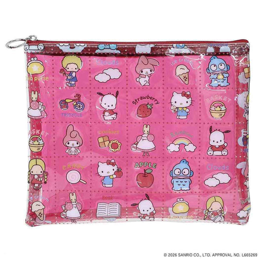 サンリオキャラクターズ コスメポーチ PVC ポーチ MIX カラー Sanrio エフエービージャパン SANRIO CHARACTERS BASIC 小物入れ かわいい キャラクター グッズ メール便可 シネマコレクション