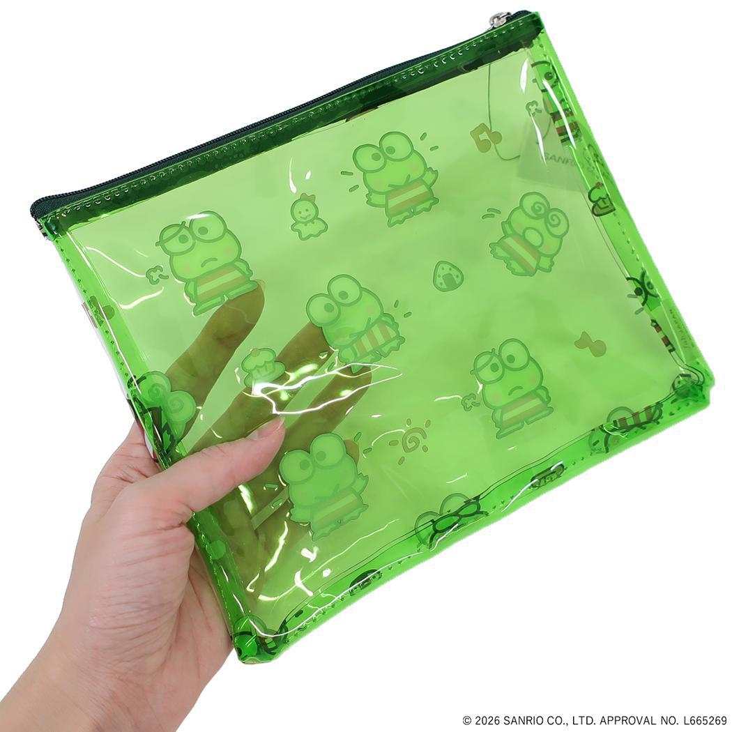 けろけろけろっぴ コスメポーチ PVC ポーチ SANRIO CHARACTERS BASIC サンリオ エフエービージャパン 小物入れ かわいい キャラクター グッズ メール便可 シネマコレクション