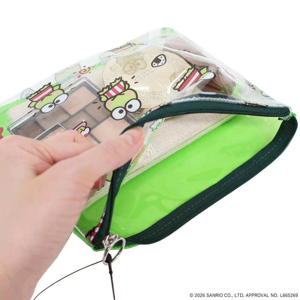 けろけろけろっぴ コスメポーチ PVC ポーチ SANRIO CHARACTERS BASIC サンリオ エフエービージャパン 小物入れ かわいい キャラクター グッズ メール便可 シネマコレクション