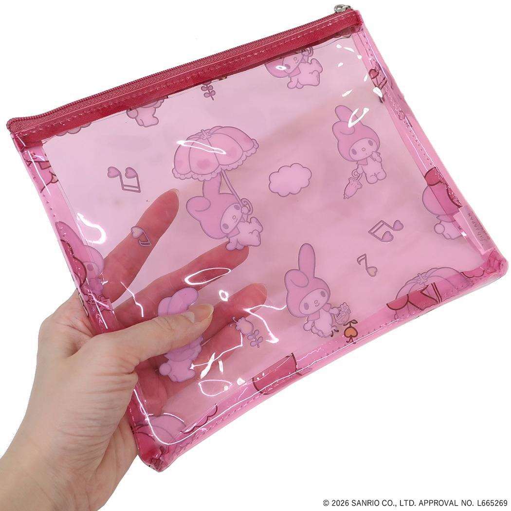 マイメロディ コスメポーチ PVC ポーチ SANRIO CHARACTERS BASIC サンリオ エフエービージャパン 小物入れ かわいい キャラクター グッズ メール便可 シネマコレクション