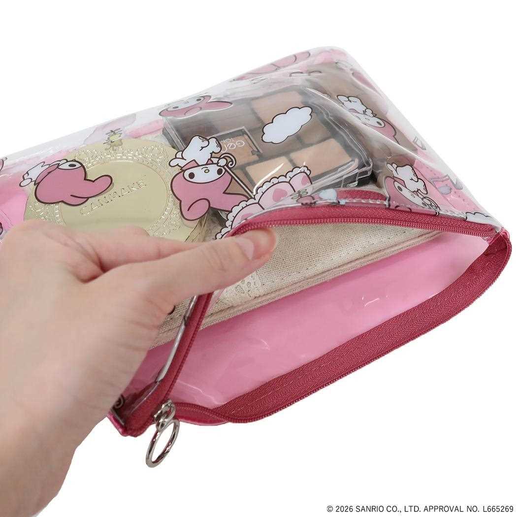 マイメロディ コスメポーチ PVC ポーチ SANRIO CHARACTERS BASIC サンリオ エフエービージャパン 小物入れ かわいい キャラクター グッズ メール便可 シネマコレクション