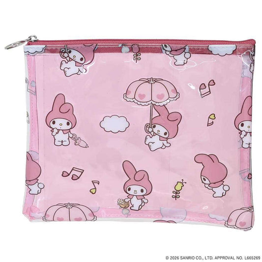 マイメロディ コスメポーチ PVC ポーチ SANRIO CHARACTERS BASIC サンリオ エフエービージャパン 小物入れ かわいい キャラクター グッズ メール便可 シネマコレクション