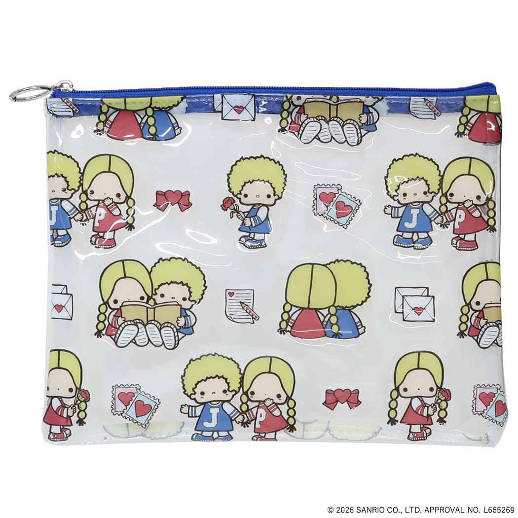 パティ＆ジミー コスメポーチ PVC ポーチ SANRIO CHARACTERS BASIC サンリオ エフエービージャパン 小物入れ かわいい キャラクター グッズ メール便可 シネマコレクション