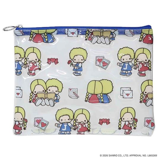 パティ＆ジミー コスメポーチ PVC ポーチ SANRIO CHARACTERS BASIC サンリオ エフエービージャパン 小物入れ かわいい キャラクター グッズ メール便可 シネマコレクション