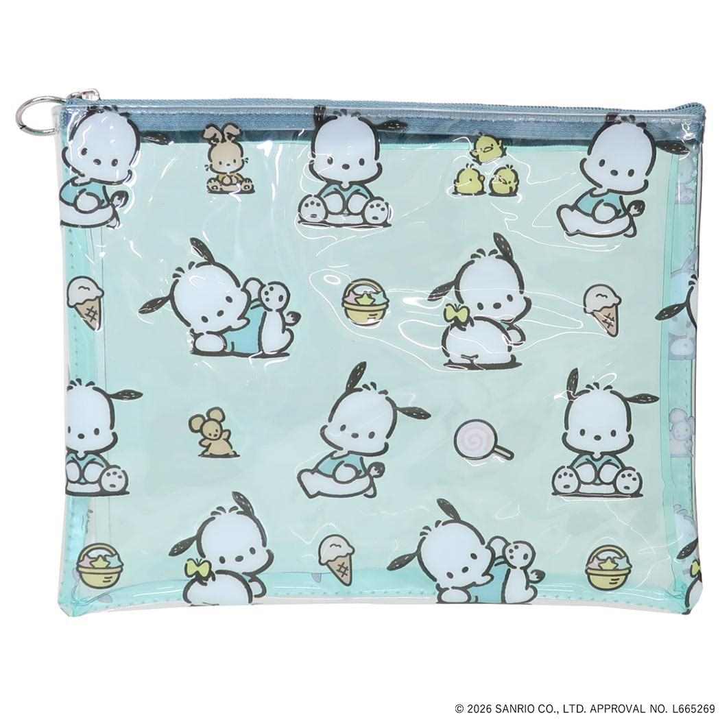 ポチャッコ コスメポーチ PVC ポーチ SANRIO CHARACTERS BASIC サンリオ エフエービージャパン 小物入れ かわいい キャラクター グッズ メール便可 シネマコレクション