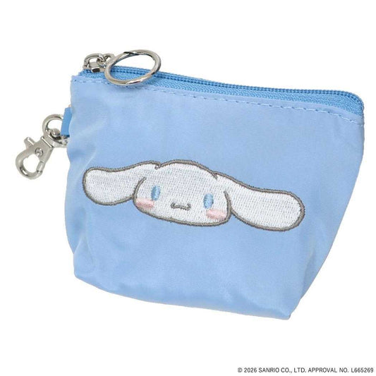 シナモロール ミニポーチ マイクロ台形ポーチ SANRIO CHARACTERS BASIC サンリオ エフエービージャパン 小物入れ かわいい キャラクター グッズ メール便可 シネマコレクション