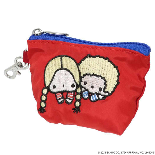 パティ＆ジミー ミニポーチ マイクロ台形ポーチ SANRIO CHARACTERS BASIC サンリオ エフエービージャパン 小物入れ かわいい キャラクター グッズ メール便可 シネマコレクション
